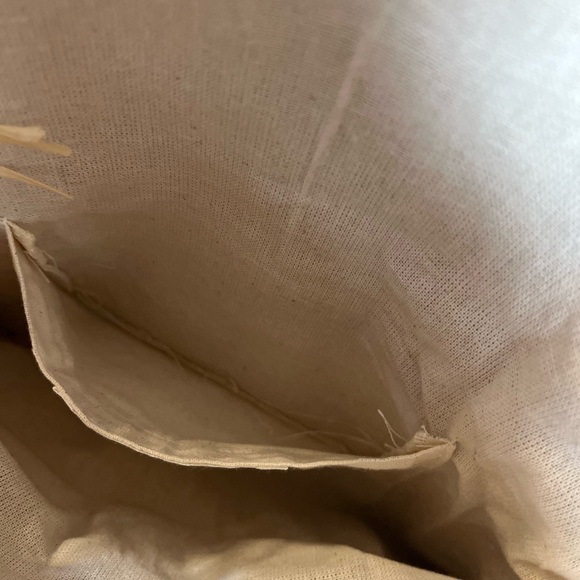 Mar Y Sol Tanya Raffia  Fringe Crossbody Clutch Purse - Picture 10 of 12